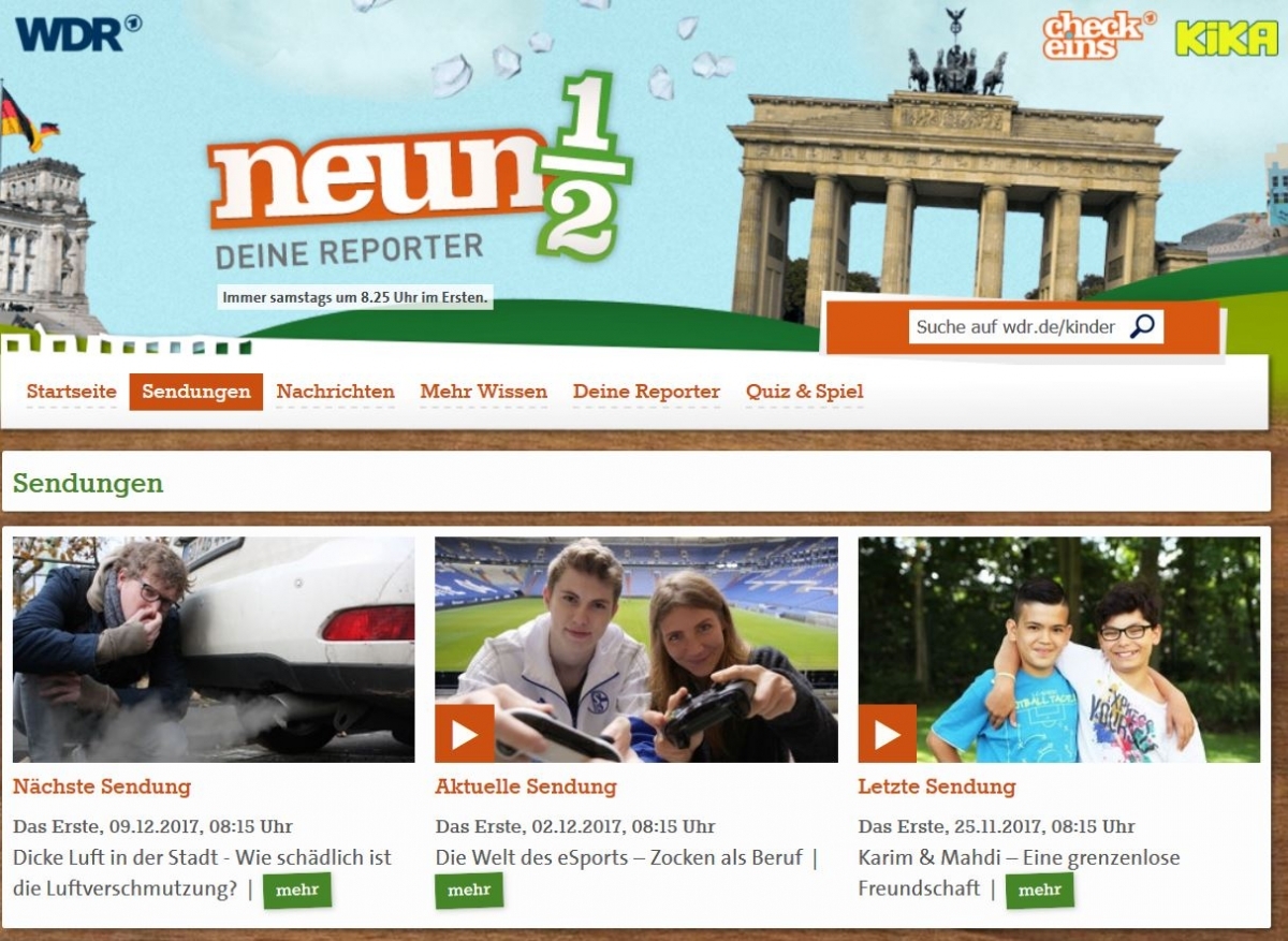 Screenshot https://www1.wdr.de/kinder/tv/neuneinhalb/sendungen/index.html