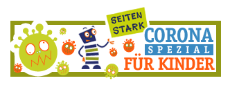 Banner Coronavirus-Spezial für Kinder von Seitenstark