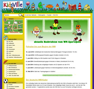 WM-Feed auf Kidsville