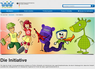 Screenshot der Seite enfk.de