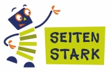 Logo Seitenstark mit Maskottchen Logo Seitenstark mit Maskottchen