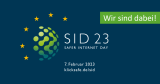 Logo Safer Internet Day 2023 Bild: klicksafe.de/sid