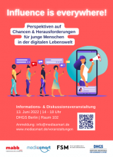 Veranstaltungsbild zur Fachveranstaltung "Influence is everywhere"