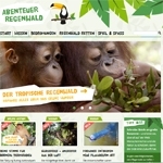 Screenshot www.abenteuer-regenwald.de