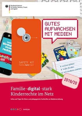 Cover "Familie - digital - stark - Kinderrechte im Netz"