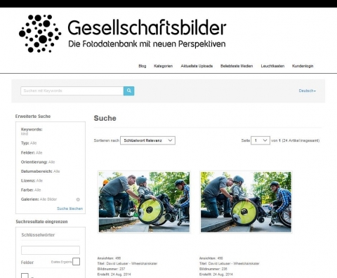 Screenshot gesellschaftsbilder.de