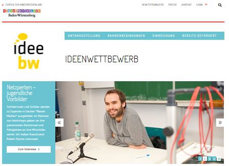 Screenshot www.idee-bw.de