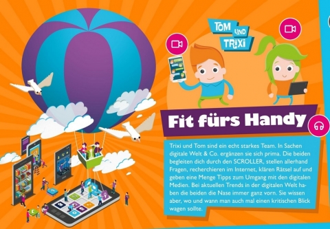 Scroller-Magazin "Fit fürs Handy"