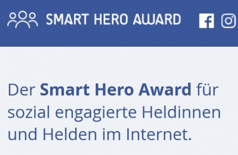 Screenshot www.smart-hero-award.de